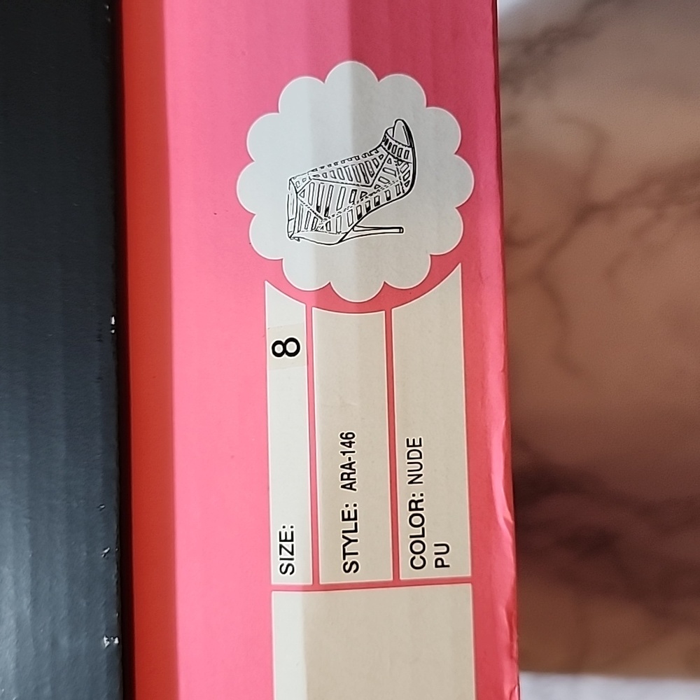 Charlotte Russe Ara nude heels - Picture 6 of 6